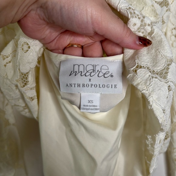 Mare Mare x Anthropologie Sheer Lace Blouse size XS - Picture 10 of 16